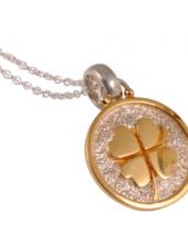 mbPCloverGP (Vermeil Four-Leaf Clover Pendant)